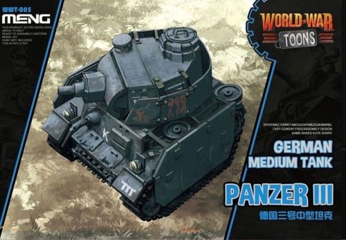 MENG-Model WWT-005 German Medium Tank Panzer III(Cartoon