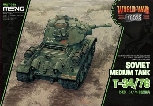 MENG-Model WWT-006 Soviet Medium Tank T-34/76(Cartoon Model
