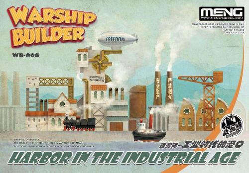 MENG-Model WB-006 Warship Builder-Harbor In The Industrial Age (CARTOON MODEL)
