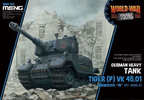 MENG-Model WWT-015 German Heavy Tank Tiger (P) (Cartoon Mod
