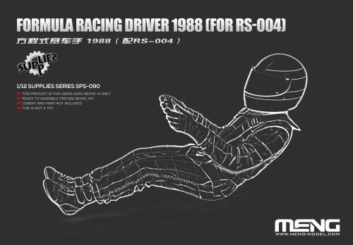 MENG-Model SPS-090 Formula Racing Driver 1988 (For RS-004) (Resin)