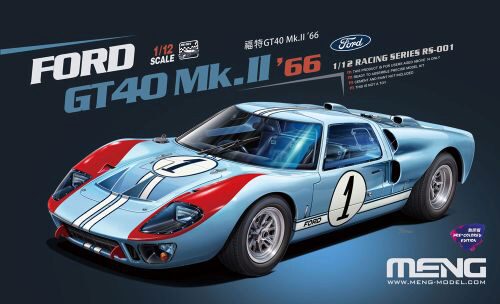MENG-Model RS-001 Ford GT40 Mk.II 66 (Pre colored Edition)