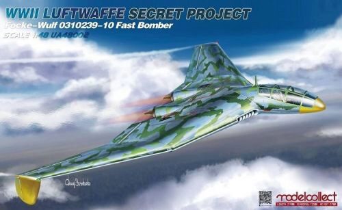 Modelcollect UA48002 WWII LUFTWAFFE Secret Project Focke-Wulf 0310239-10 Fast Bomber