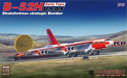Modelcollect UA72208 B-52H early type Stratofortress strategi Bomber, Limited Edition