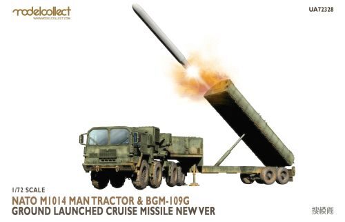 Modelcollect UA72328 Nato M1014 MAN Tractor&BGM-109G Ground Launched Cruise Missile new Ver