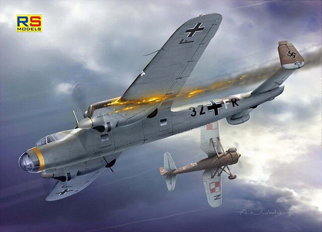 RS MODELS 92071 Dornier 17 E (4 decal v. for Luftwaffe, Spain, USA) Photoetched Parts + Resin parts