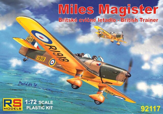 RS MODELS 92117 Miles Magister (4 decal v. for GB, Irelands, Thailand) Photoetched Parts