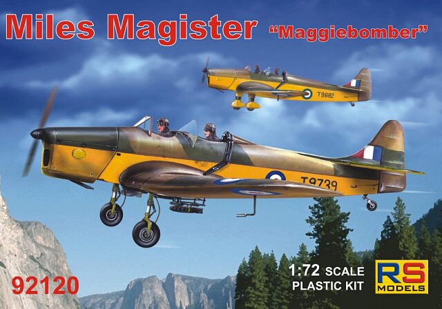 RS MODELS 92120 Miles Magister┬á"Maggiebomber" (4 decal v. for GB, Estonia, Australia) Photoetched Parts