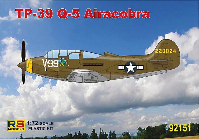 RS MODELS 92151 TP-39Q Airacobra (3 decal v. for USA, USSR)