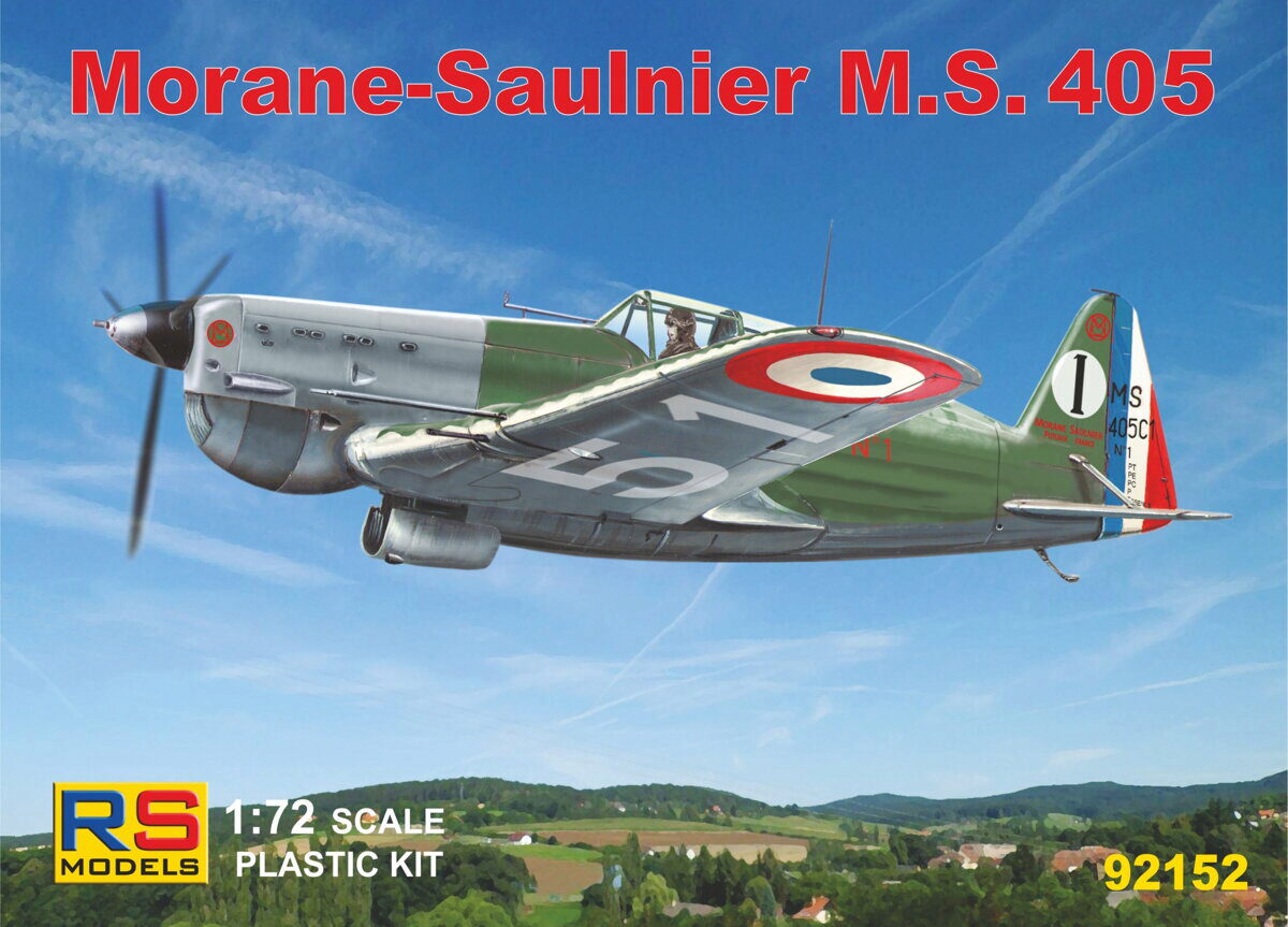 RS MODELS 92152 Morane Saulnier MS.405 (4 decal v. for France)