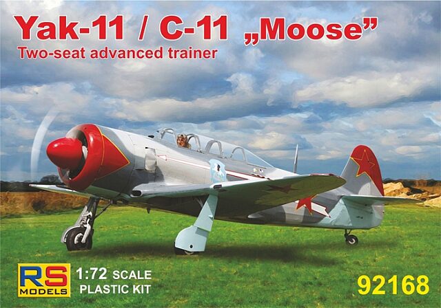 RS MODELS 92168 Yak-11 / C-11 "Moose" (4 decal v. for War birds)