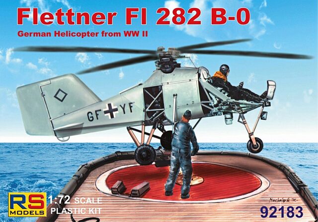 RS MODELS 92183 Flettner 282 B-0 (4 decal v. for Luftwaffe) Photoetched Parts