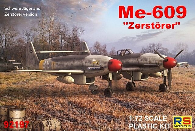 RS MODELS 92197 Me-609 "Heavy Fighter bomber" (3 decal v. for Luftwaffe)