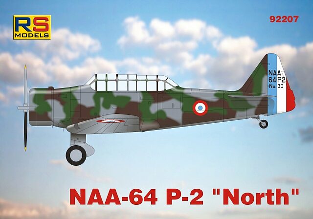 RS MODELS 92207 NAA-64 P-2 "North" (5 decal v. for France, Luftwaffe)