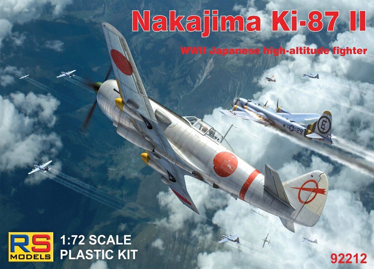RS MODELS 92212 Nakajima Ki-87 II WWII Japanese high-altitude fighter
