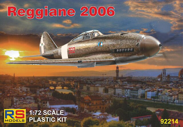 RS MODELS 92214 Reggiane 2006 (4 decal v. for Italy, Luftwaffe, ANR)