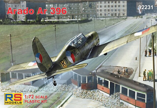 RS MODELS 92231 Arado Ar 396 (3 decal v. for Czechoslovakia, Luftwaffe)