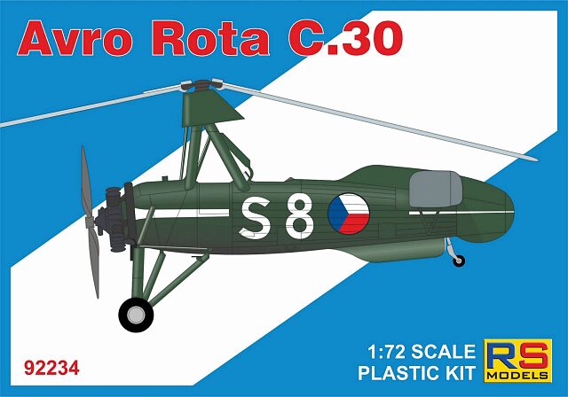 RS MODELS 92234 Avro Rota C.30A (4 decal v. for Czeczslovak.,RAF, Yugoslavia, Australia)
