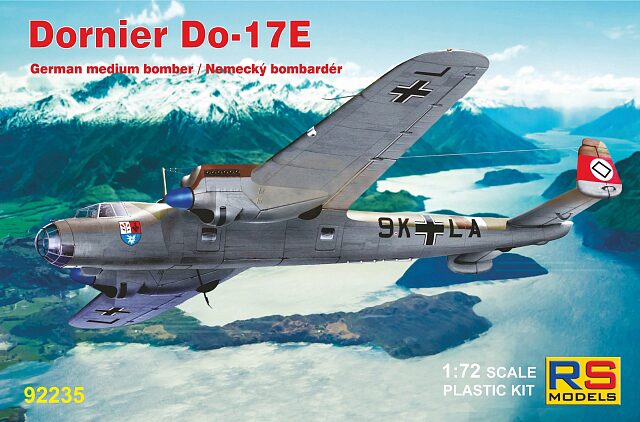 RS MODELS 92235 Dornier 17 E (4 decal v. for Luftwaffe, Croatia, Spain)