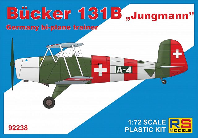 RS MODELS 92238 Bucker Bu-131 B (5 decal v. for Switz, Bulgaria, Luftw., Spain, Finland) Photoetched Parts