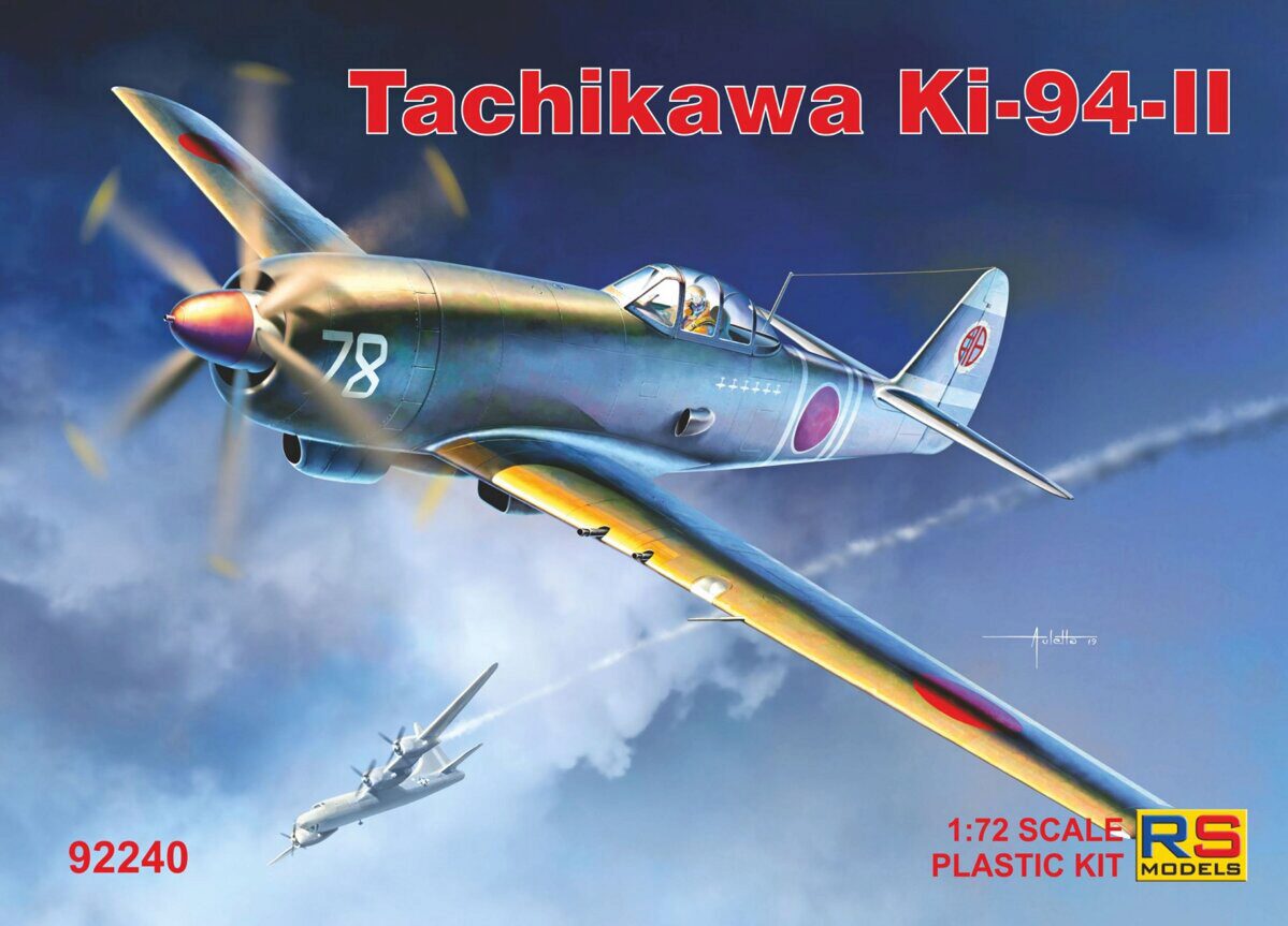 RS MODELS 92240 Tachikawa Ki-87-II (3 decal v. for Japan)