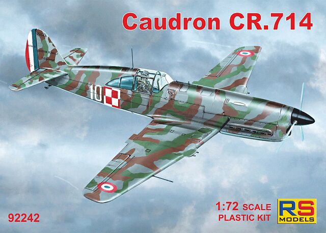 RS MODELS 92242 Caudron CR.714 C-1 (4 decal v. for France, Luftwaffe, Finland)