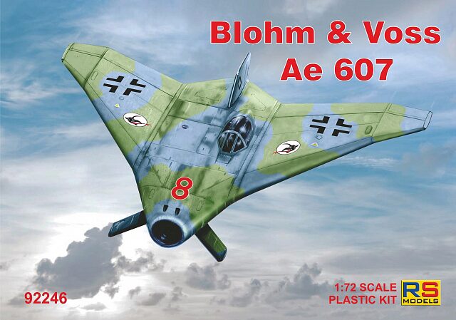 RS MODELS 92246 Blohm and Voss Ae 607 (4 decal v. for Luftwaffe, Great Britain)