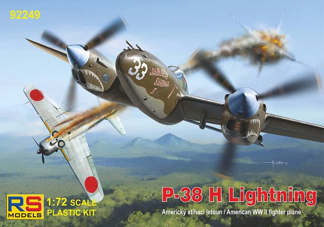 RS MODELS 92249 P-38 H Lightning (4 decal v. for USA)