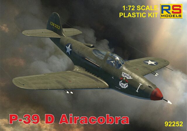 RS MODELS 92252 P-39 D/F/K Airacobra (6 decal v. for USA, USSR)