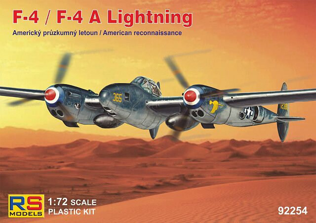 RS MODELS 92254 F-4/F-4A Lightning (5 decal v. for USA, Australia)