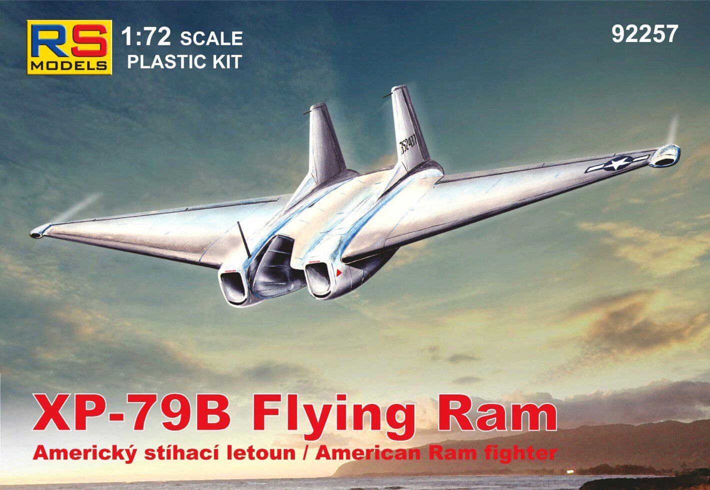 RS MODELS 92257 XP-79 Flying Ram (3 decal v. for USA)