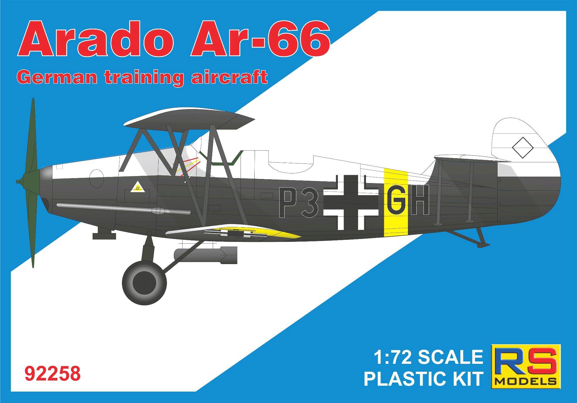 RS MODELS 92258 Arado 66 (4 decal v. for Luftwaffe)