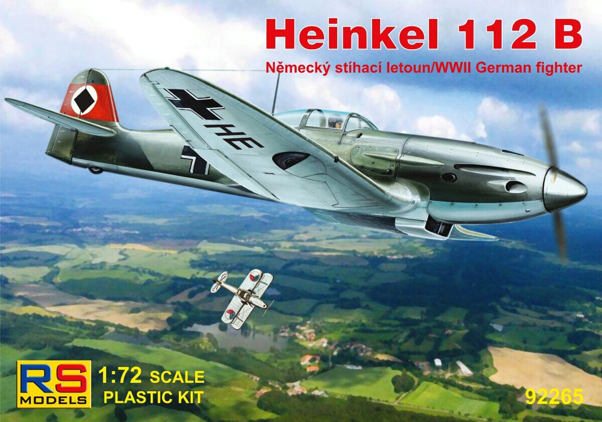 RS MODELS 92265 Heinkel 112B Luftwaffe (3 decal v. for Luftwaffe, Romania)
