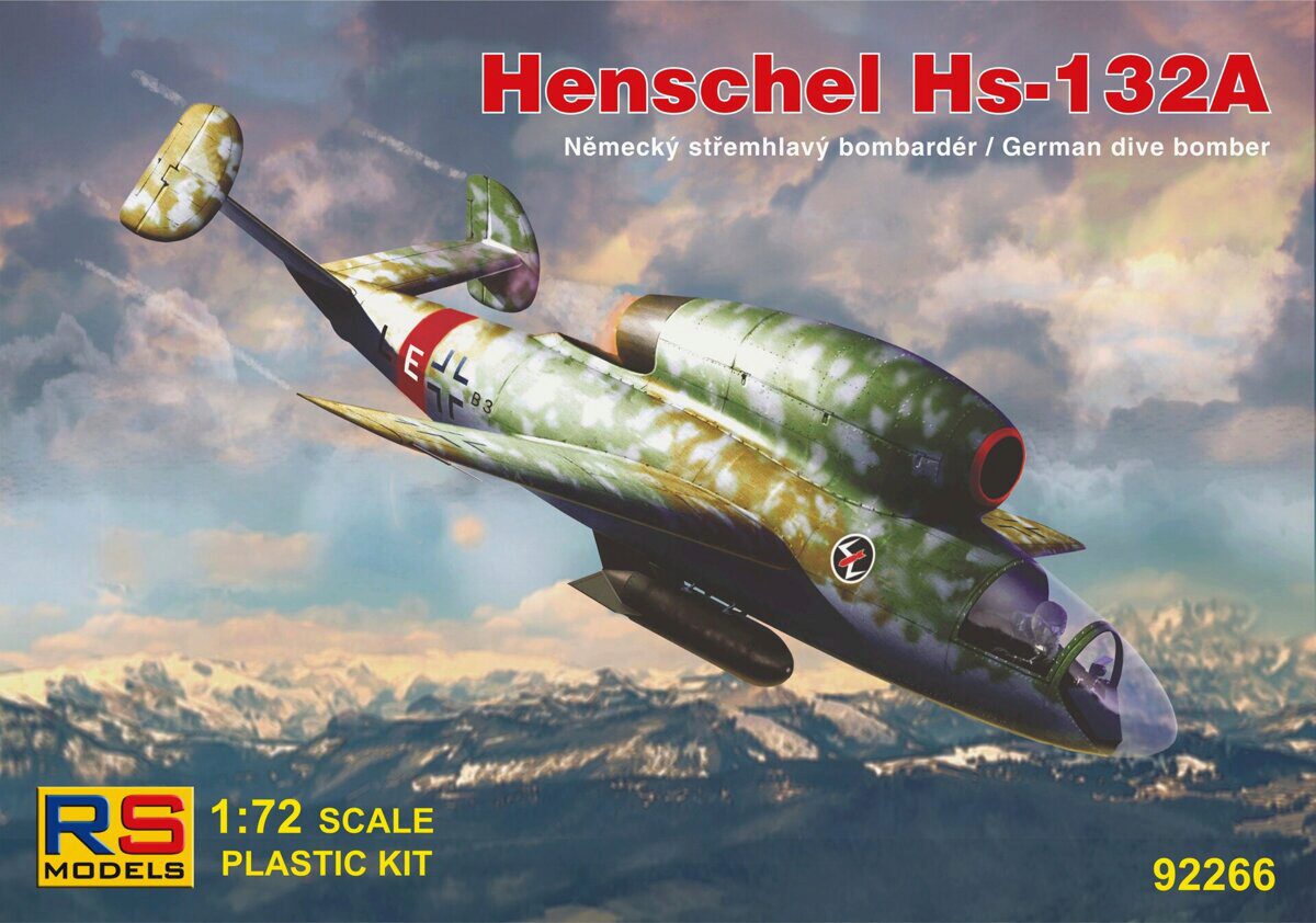 RS MODELS 92266 Henschel Hs-132A