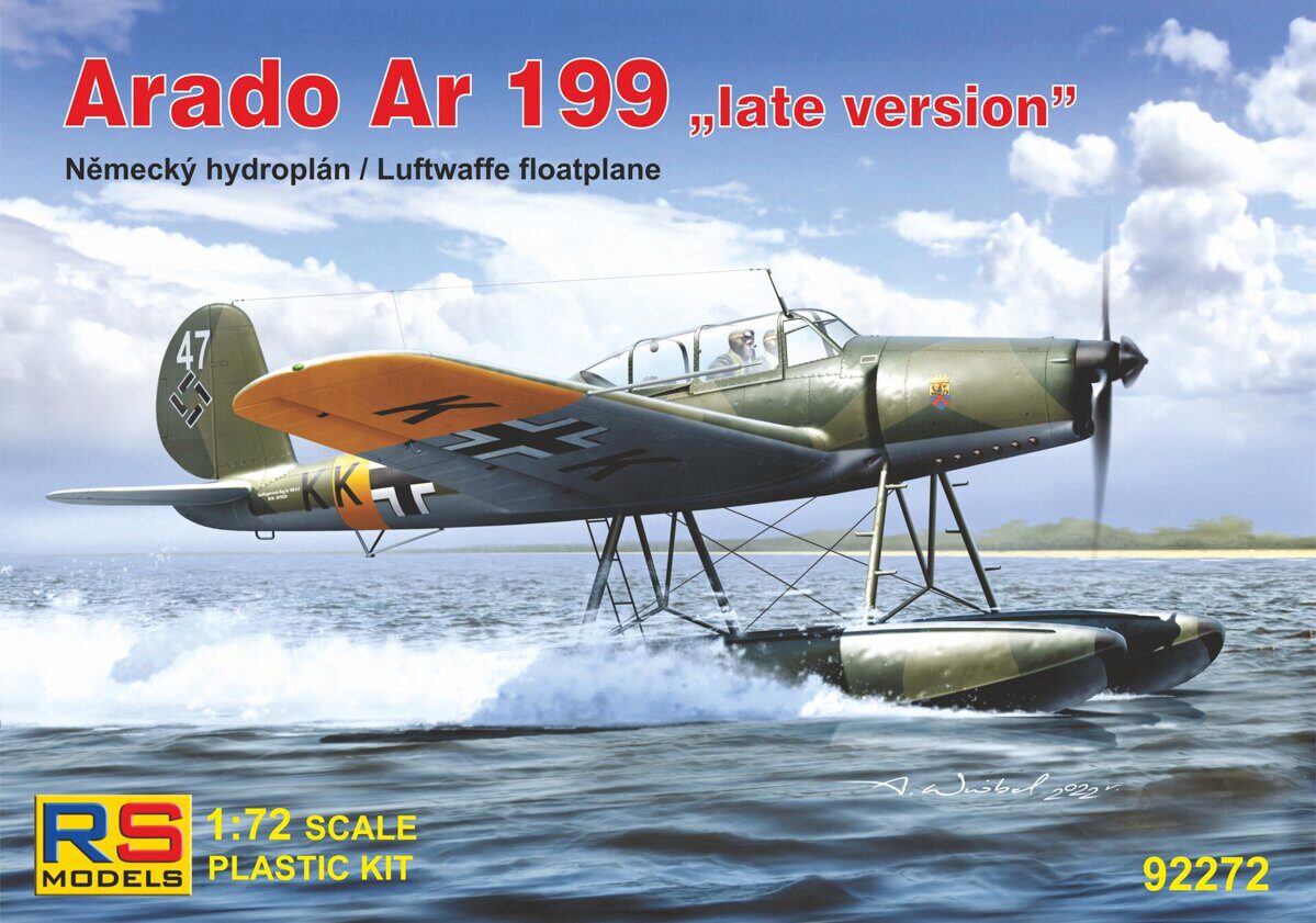 RS MODELS 92272 Arado Ar 199 "late version" (3 decal v. for Luftwaffe)