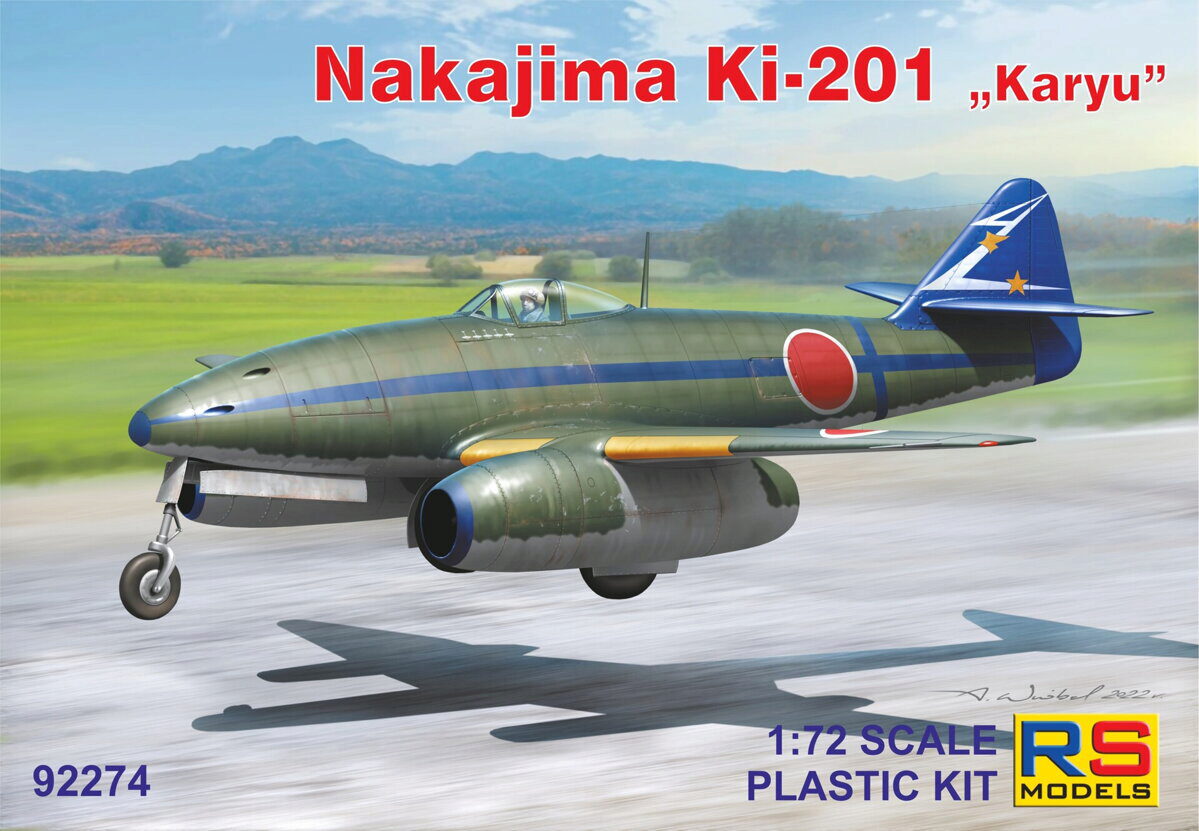 RS MODELS 92274 Nakajima Ki-201 "Karyu" (3 decal v. for Japan, USA)