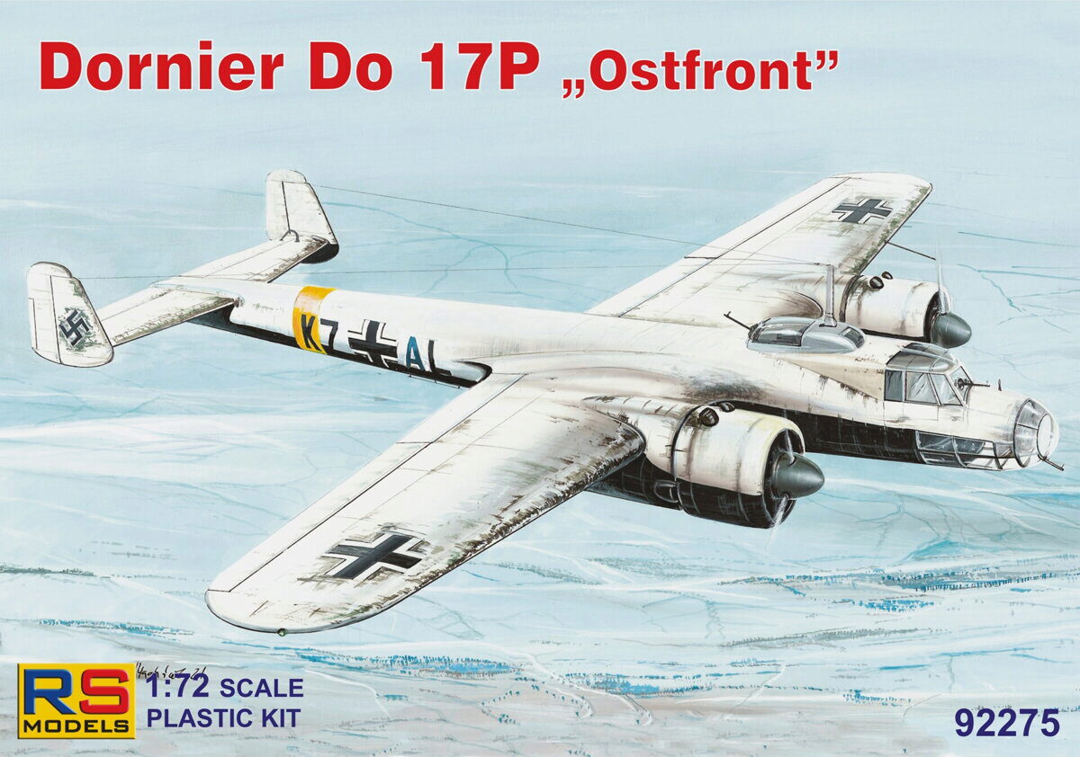 RS MODELS 92275 Dornier 17P "Ostfront" (3 decal v. for Luftwaffe)