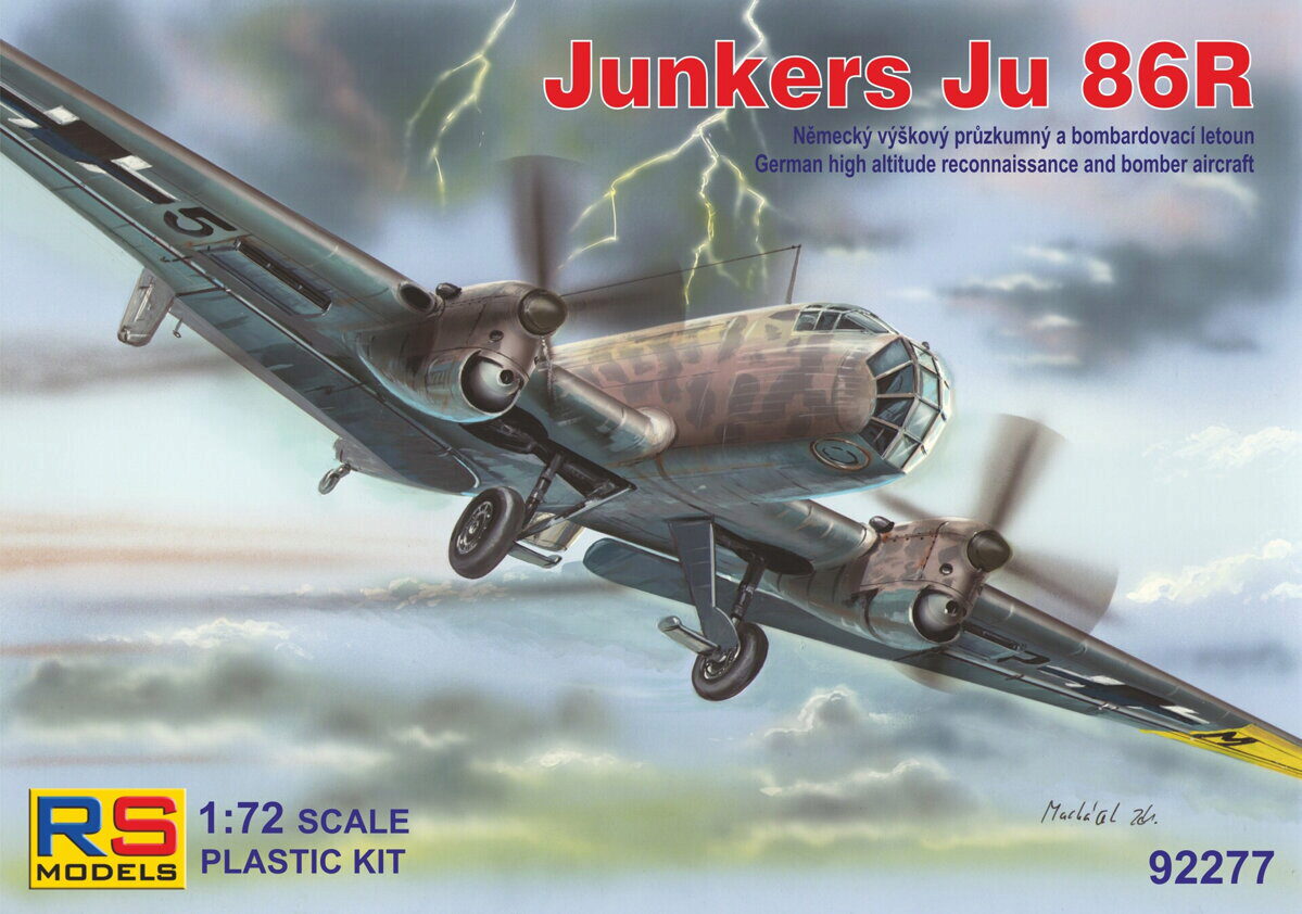 RS MODELS 92277 Junkers Ju 86 R (3 decal v. for Luftwaffe)