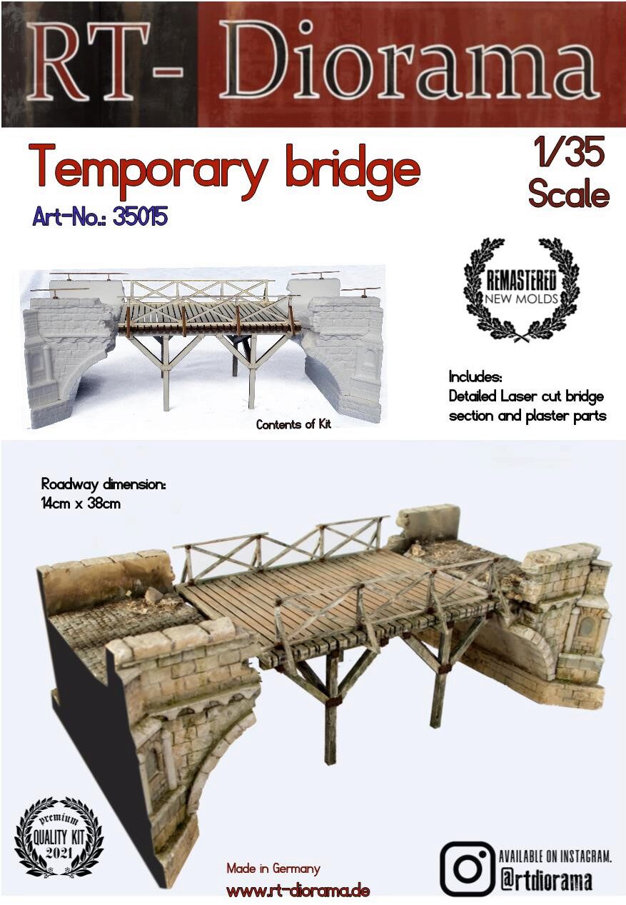 RT-DIORAMA 35015s Temporary Bridge [Standard]