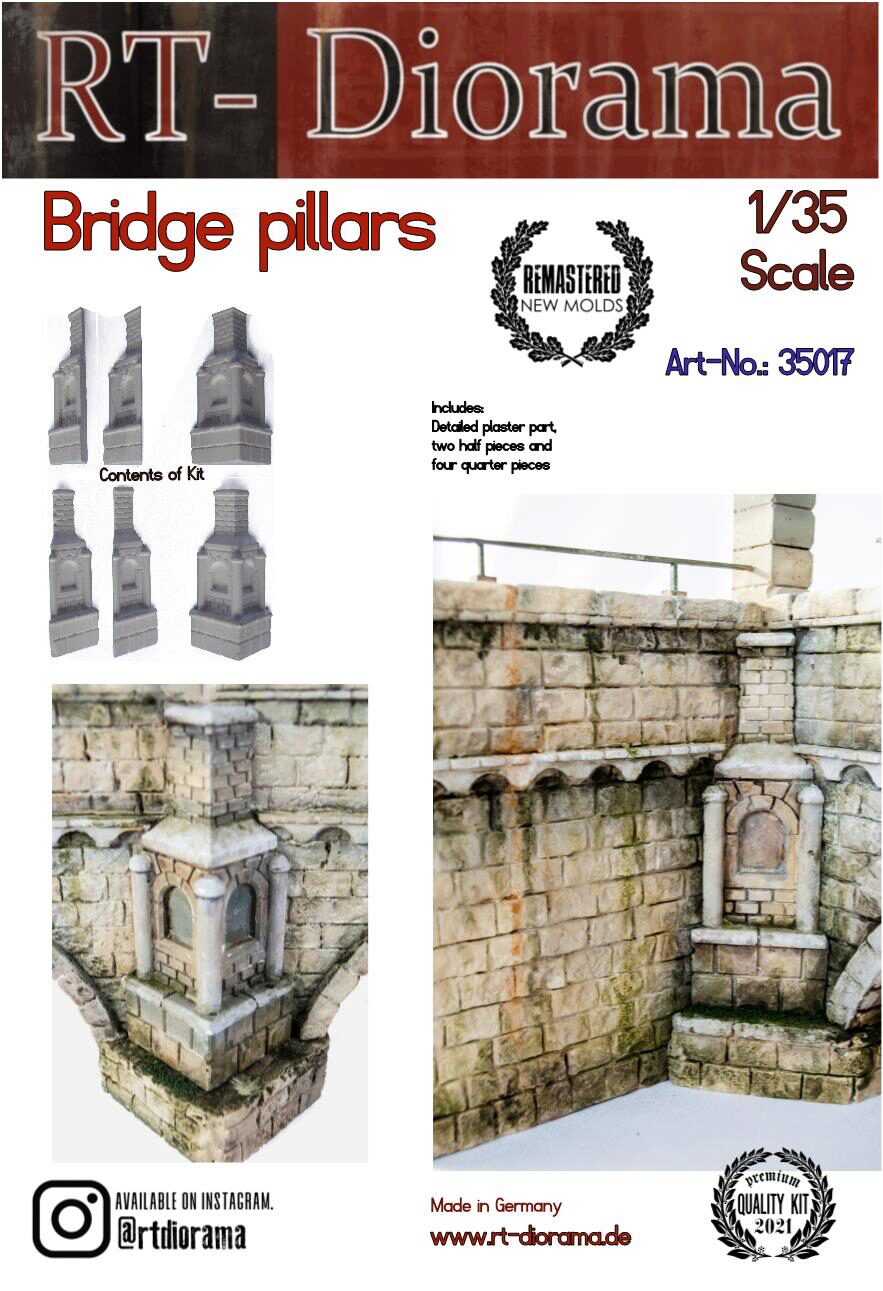 RT-DIORAMA 35017s Bridge Pillars [Standard]