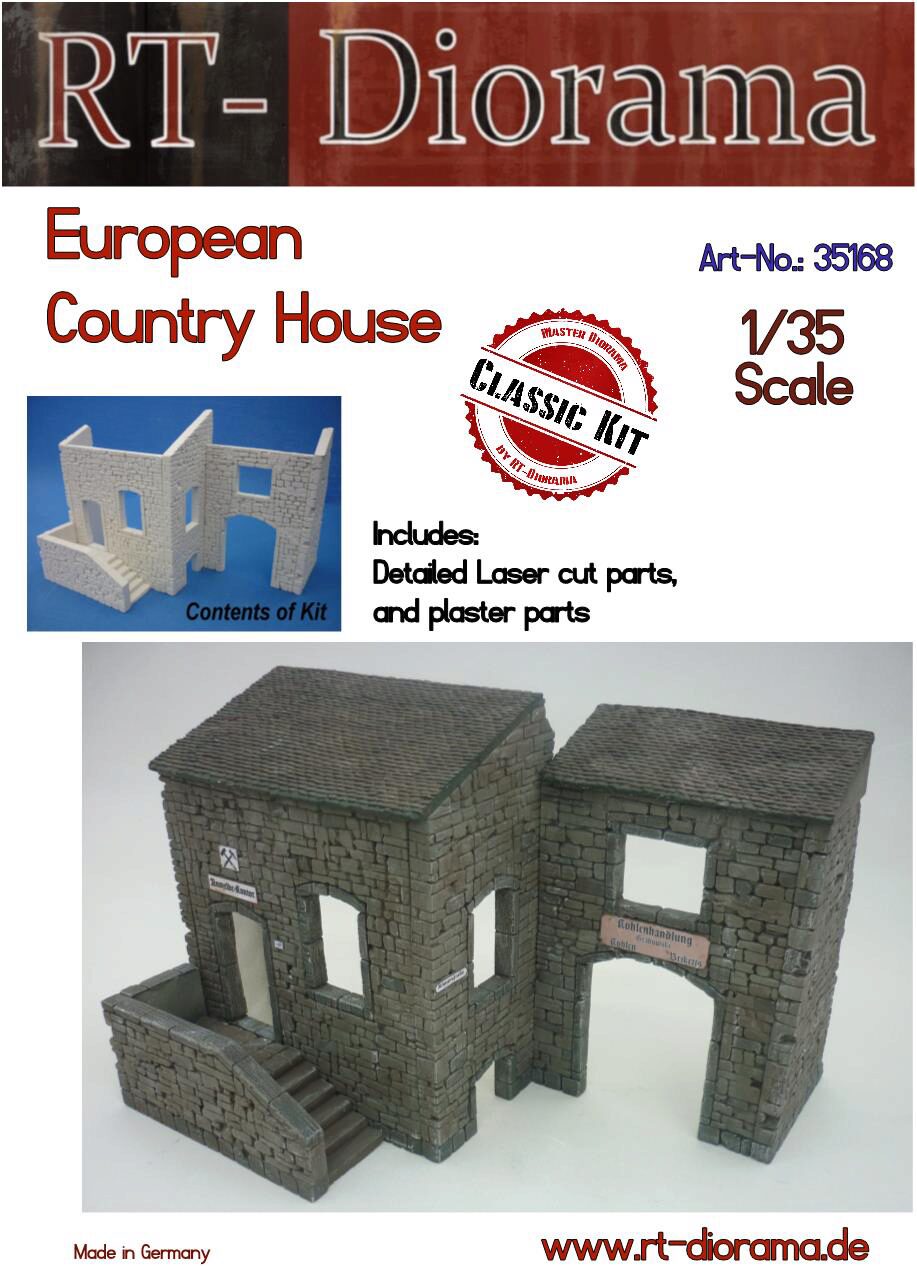 RT-DIORAMA 35168s European Country House [Standard]