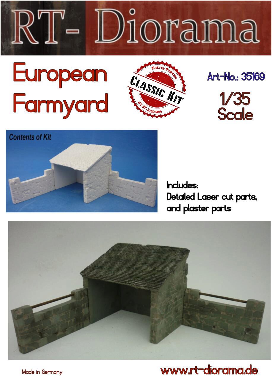 RT-DIORAMA 35169s European Farmyard [Standard]