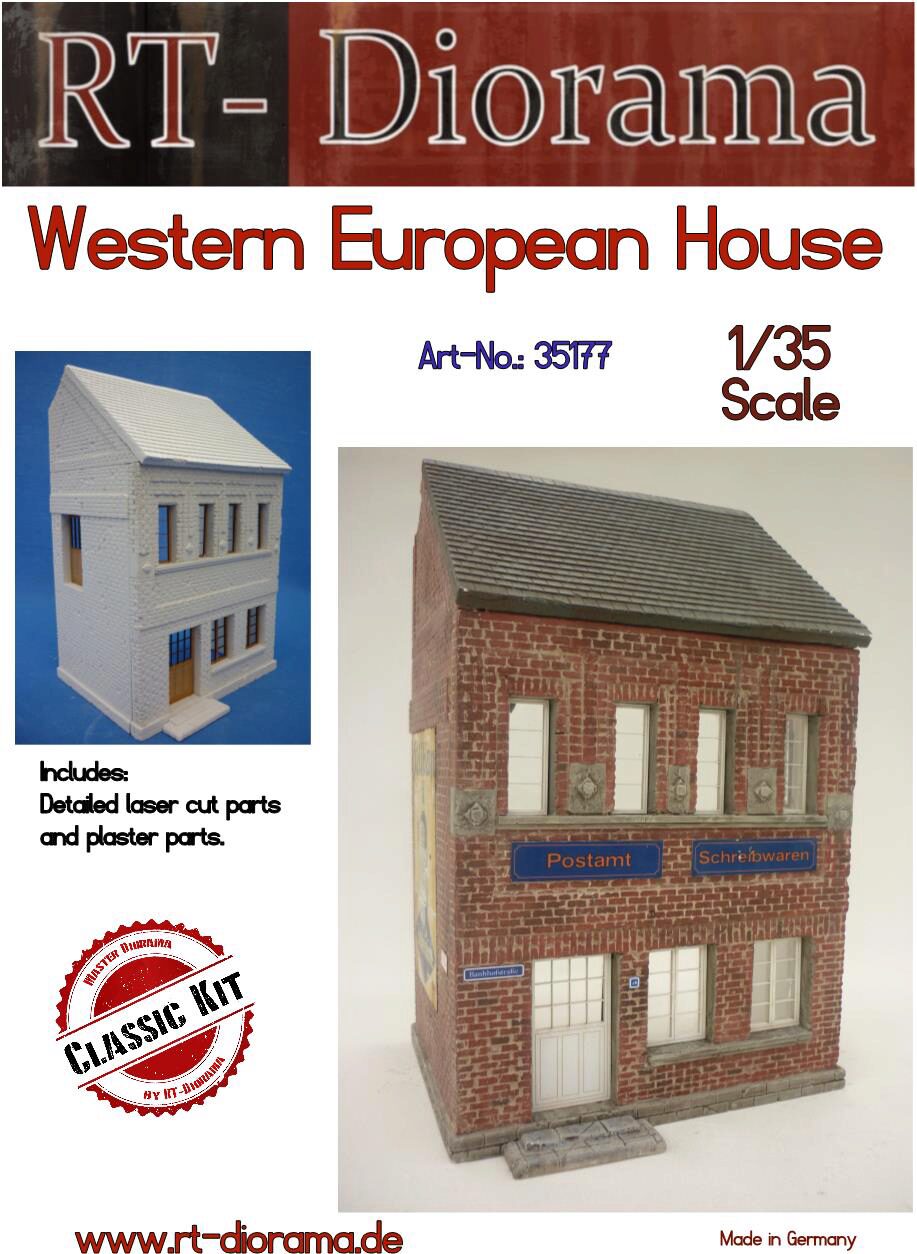 RT-DIORAMA 35177s Western European House [Standard]