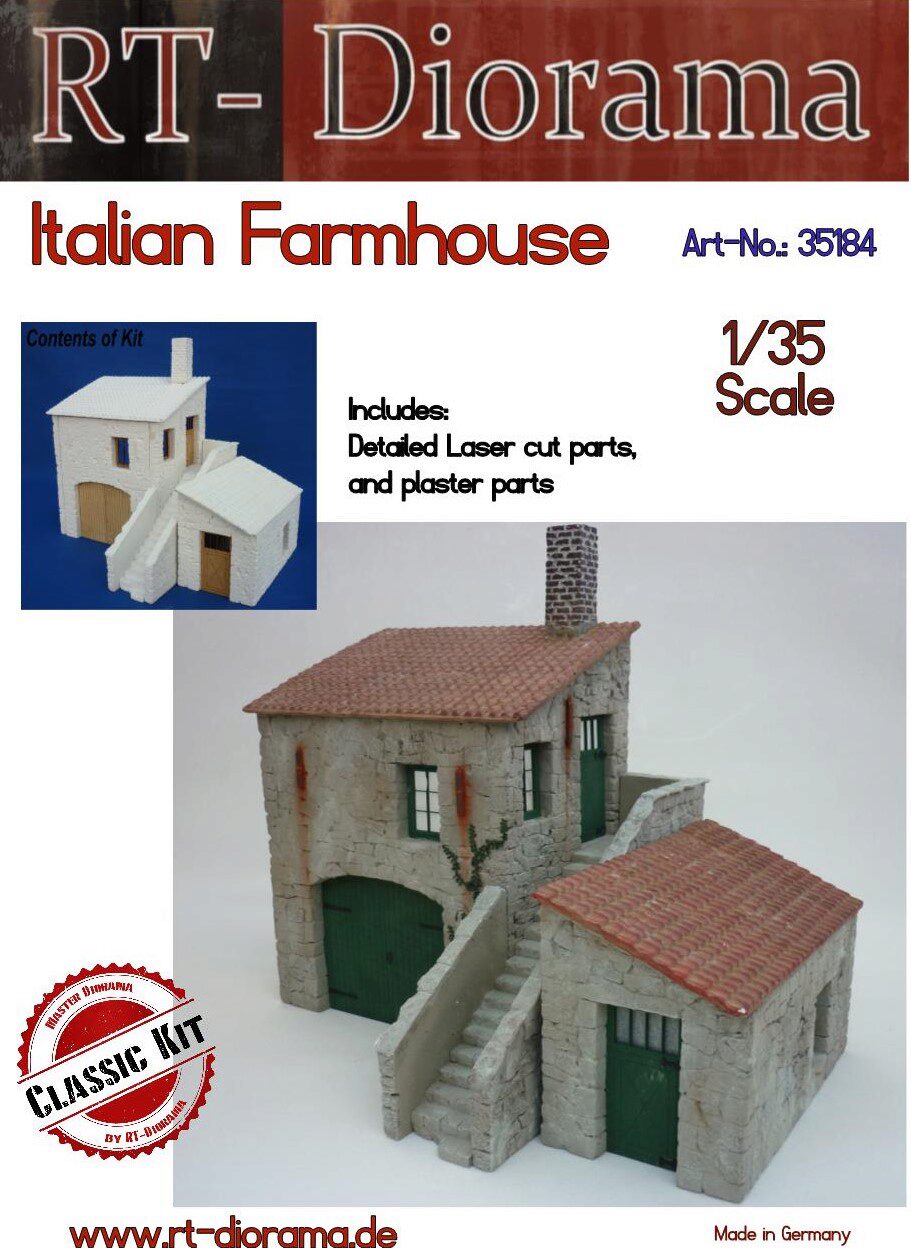RT-DIORAMA 35184k Italian Farmhouse [Keramic]