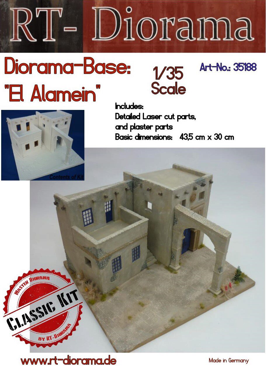 RT-DIORAMA 35188k Diorama-Base: El Alamein [Keramic]