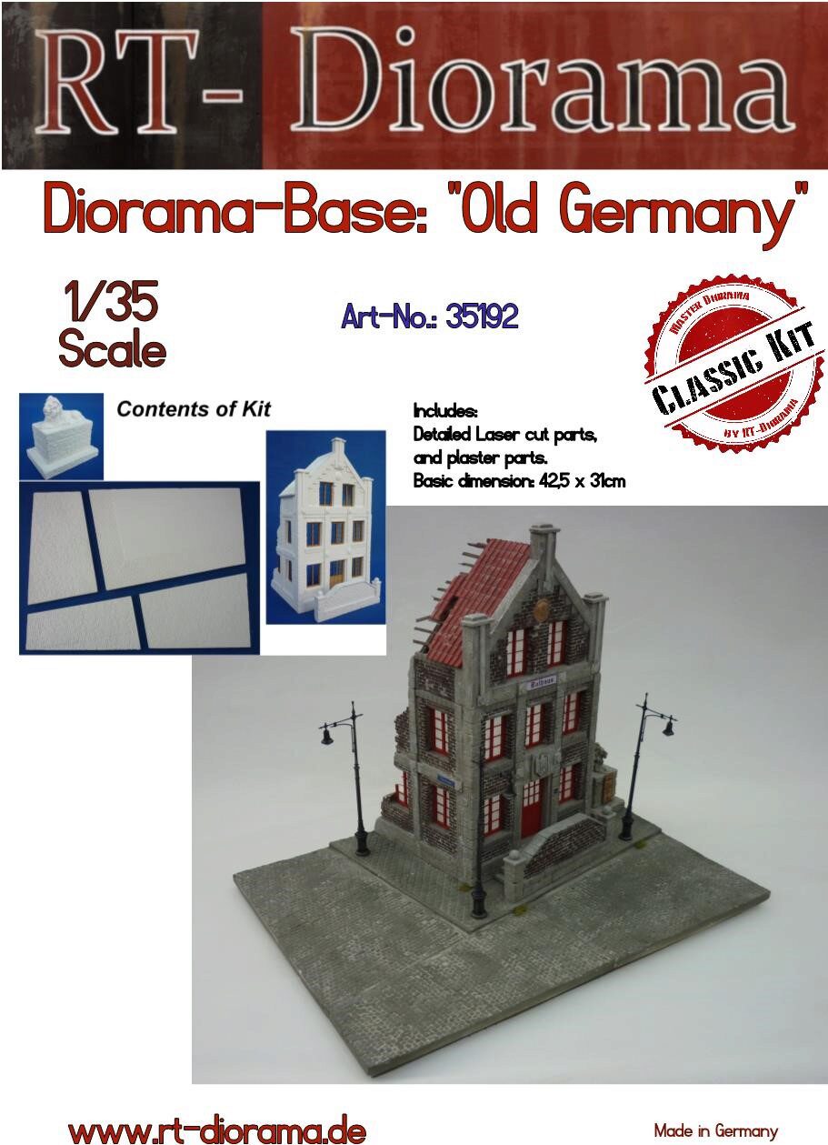 RT-DIORAMA 35192s Diorama-Base: Old Germany [Standard]