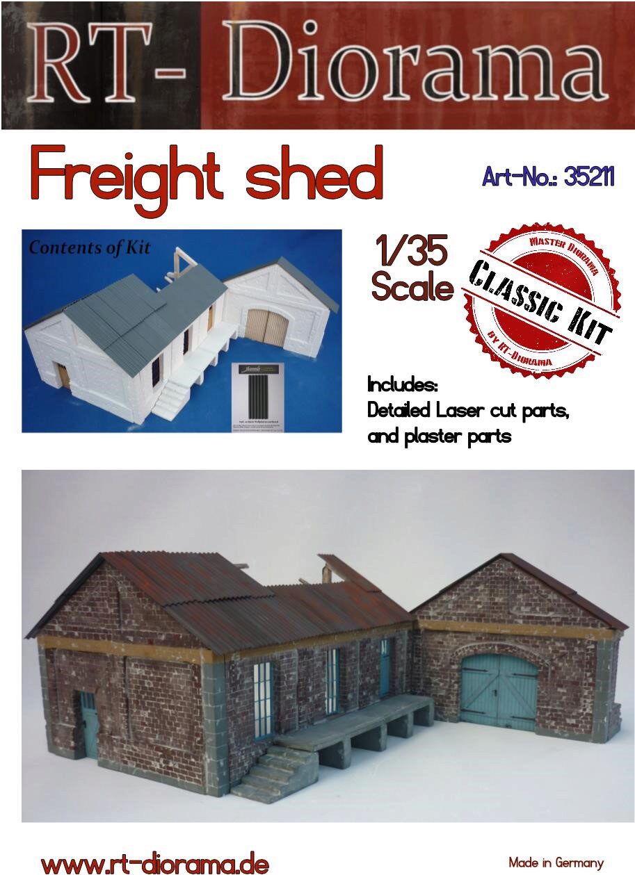 RT-DIORAMA 35211s Freight Shed (Modular System) [Standard]
