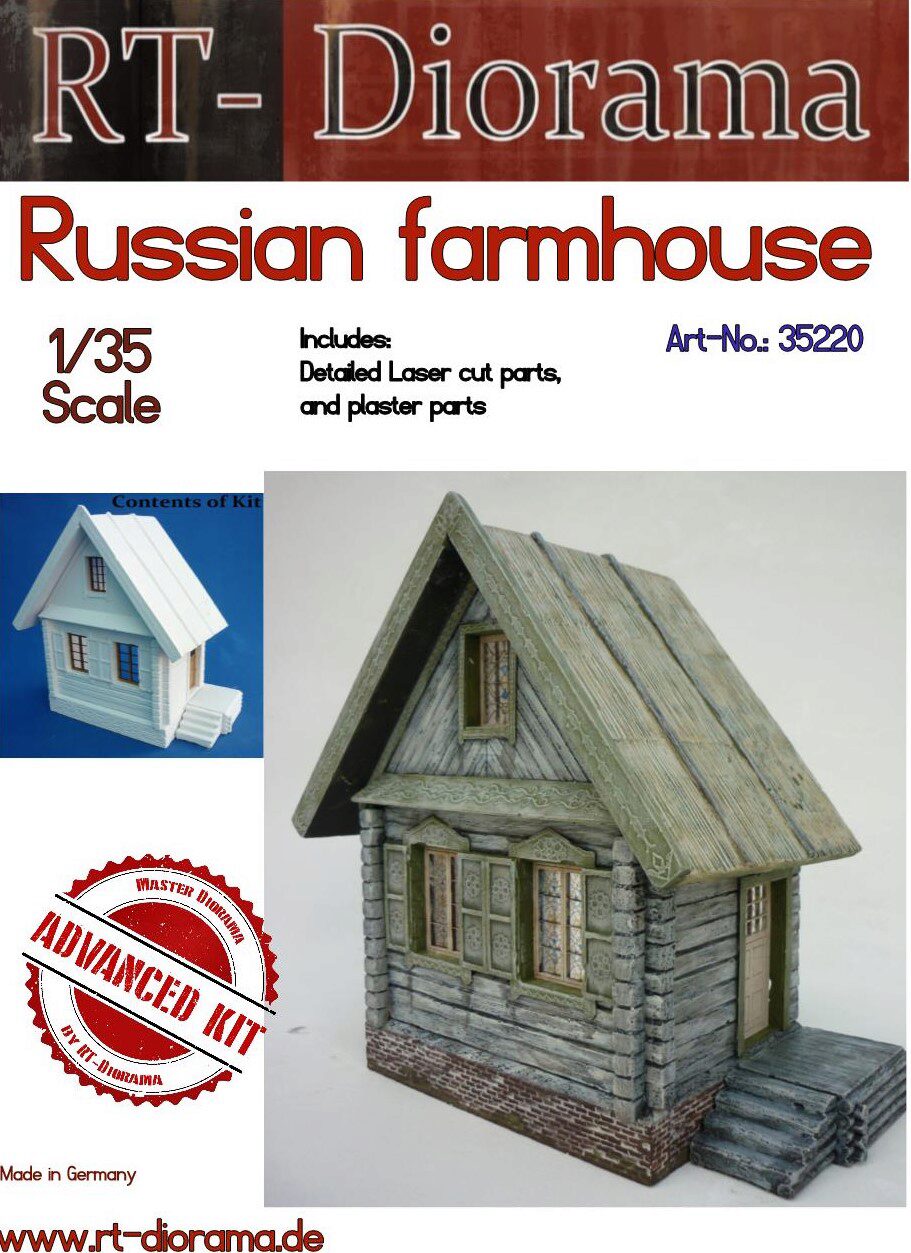 RT-DIORAMA 35220s Russian Farmhouse [Standard]