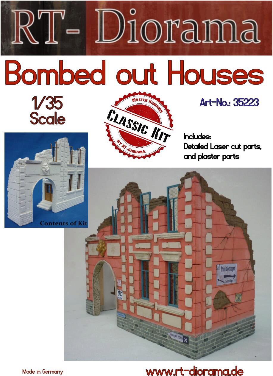 RT-DIORAMA 35223s Bombed out Houses [Standard]