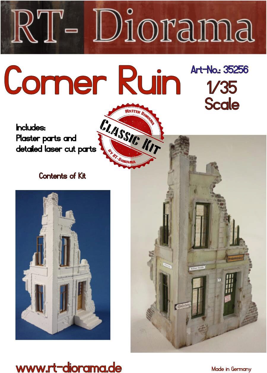 RT-DIORAMA 35256s Corner Ruin [Standard]